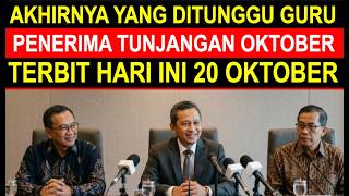 Breaking news kabar gembira 20 oktober 2026 akhirnya SKTP pencairan tunjangan sertifikasi guru hari