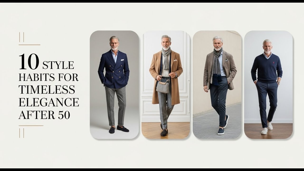 Ten Style 10 Style Habits for Timeless Elegance After 50 | Men’s Style 50+ - YouTube