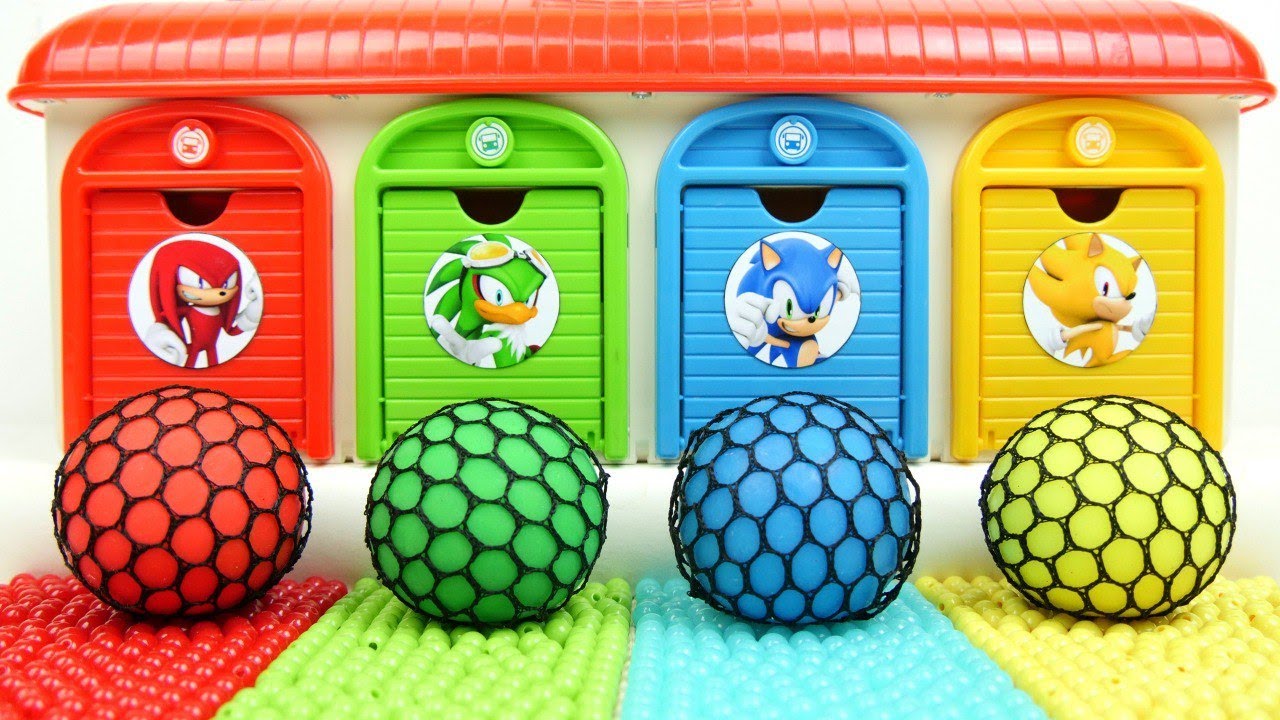 Satisfying Garage ASMR | Oddly 4 Real Giant Jelly Color Balloons Ways Sonik Doors Mixing Garage ASMR