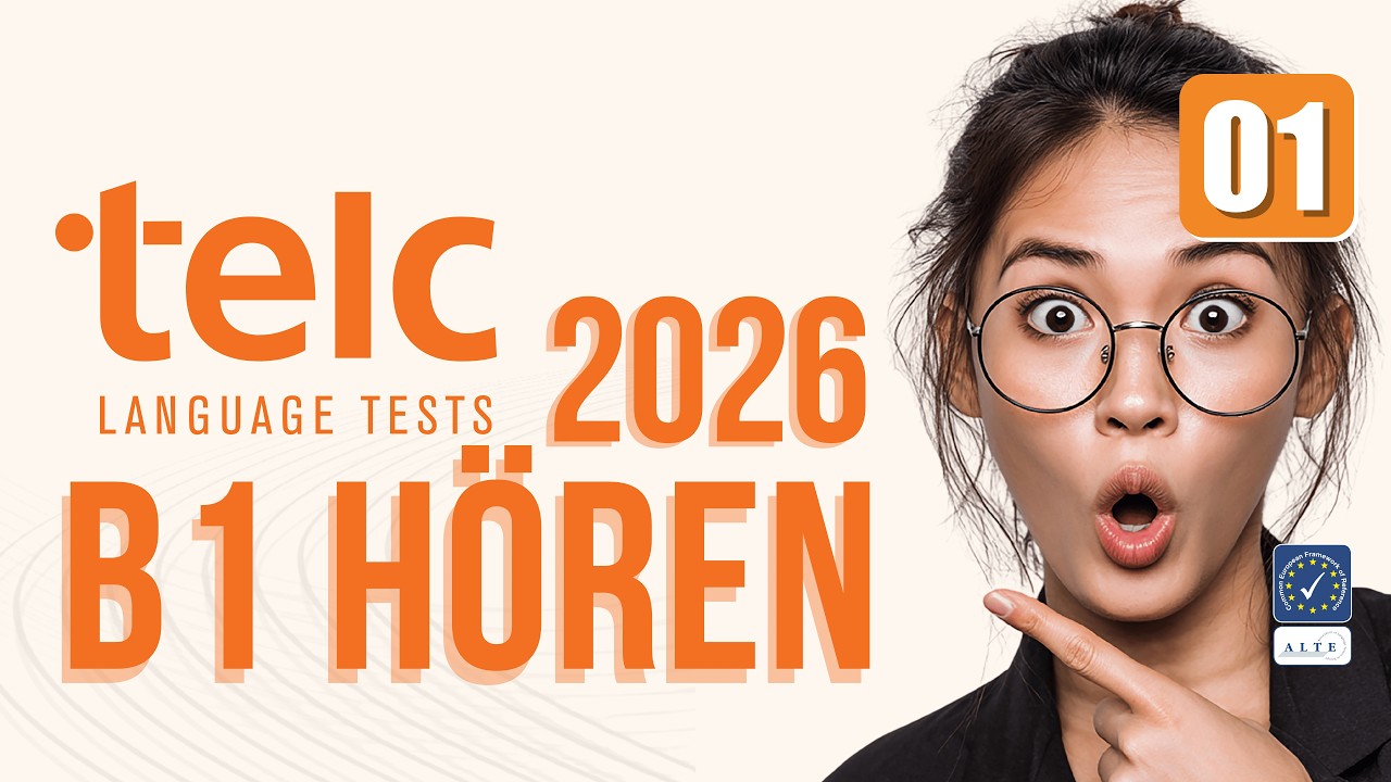 TELC B1 Prüfung 2026 Modelltest Hörverstehen #01 | Bestehe die Prüfung!
