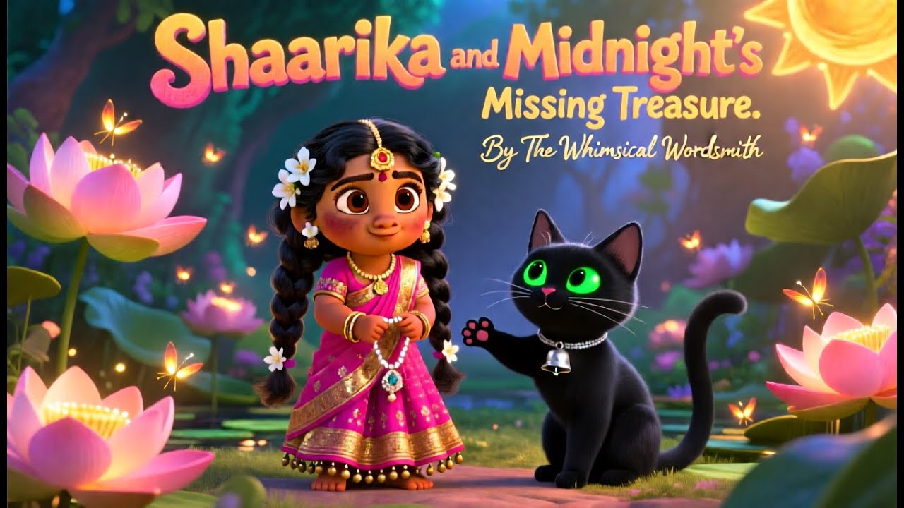 Shaarika & Midnight's Missing Treasure 💎: A Thrilling Bedtime Story of Trust & Friendship!