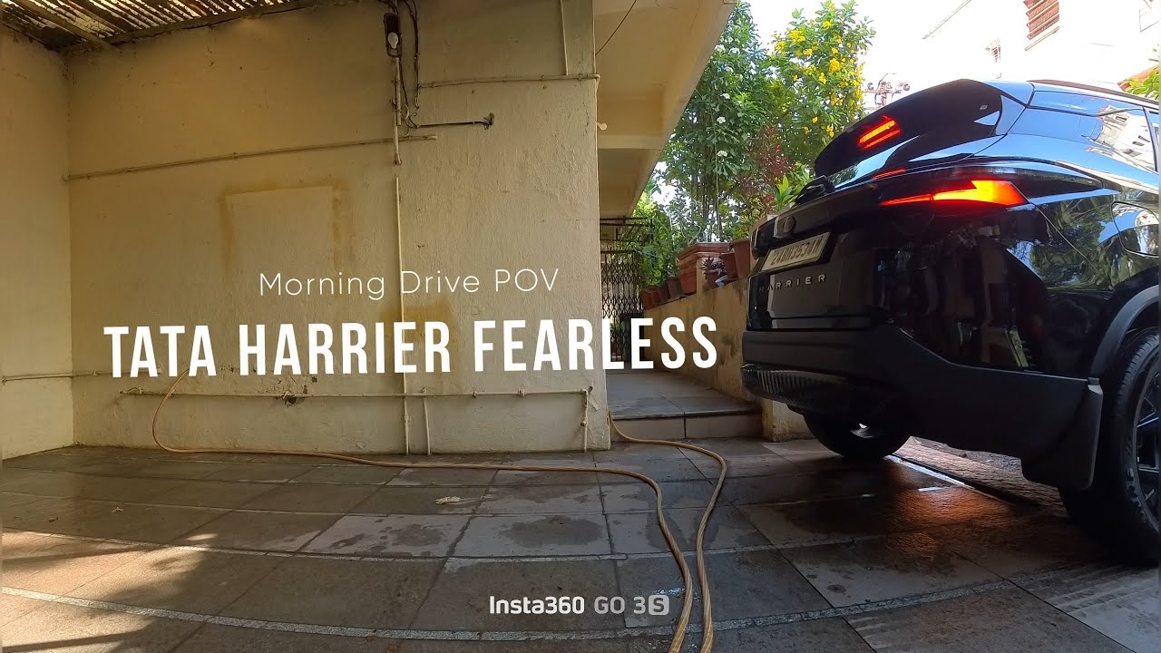 Morning Drive POV | Tata Harrier Fearless Drive | 