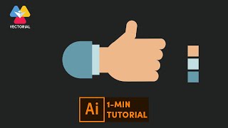 Like hand tutorial in Adobe Illustrator - 1minute tutorial for beginner