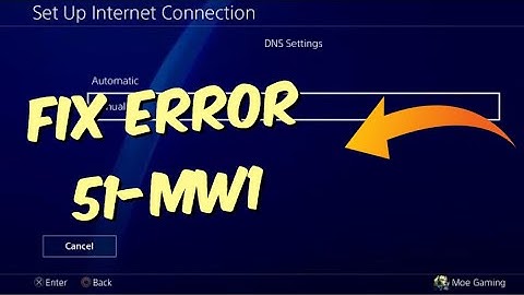 How To Fix PS4 Monster Hunter Error Code 51-MW1