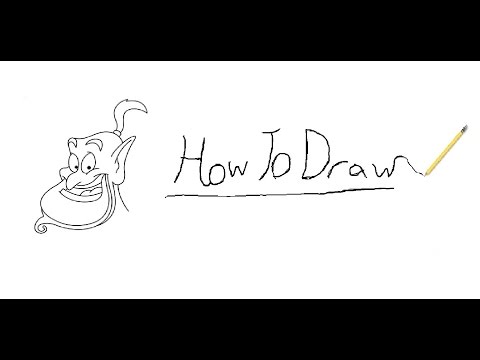 How To Draw: The Genie Of The Lamp