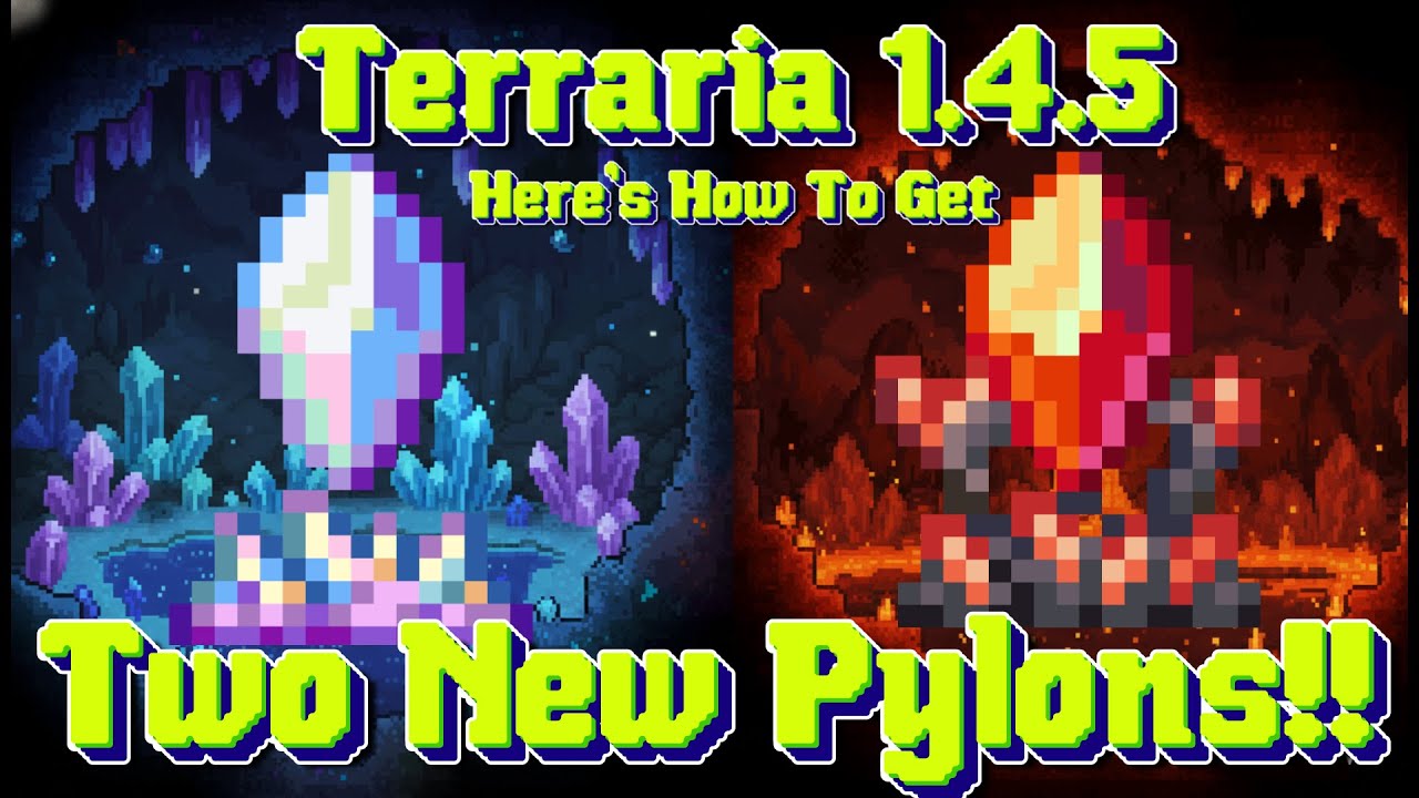 Как получить ОБА новых пилона в Terraria 1.4.5