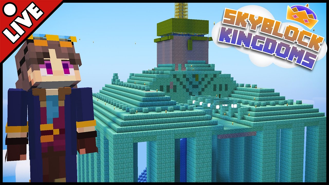 🔴Let's Design Our Own Guardian Farm! - Skyblock Kingdoms