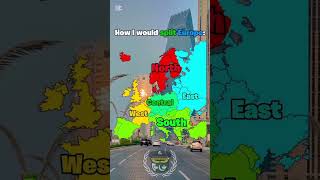 how I would split Europe #europe #viral #map #geography #mapping #mapper #video