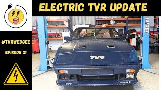 Electric Classic Car - TVR Teslaswap update! #tvrwedgee Ep21 by ChargeheadsUK 700 views 2 months ago 10 minutes, 43 seconds