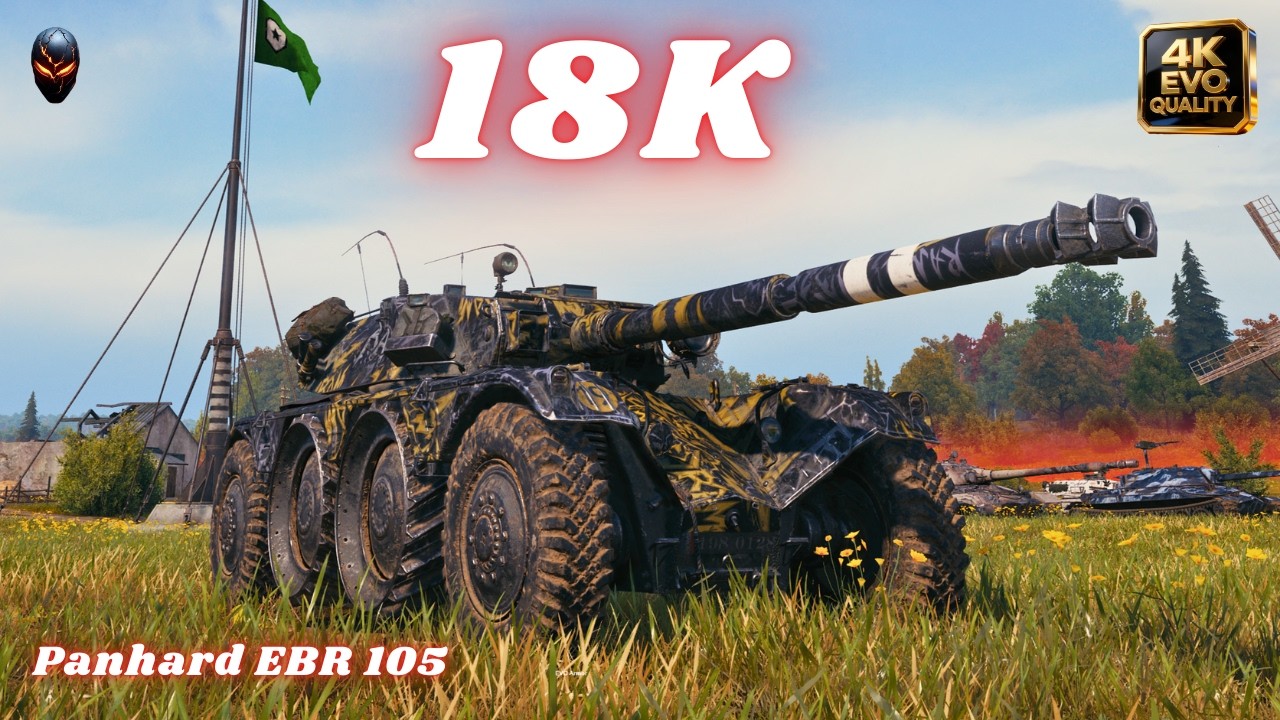 Panhard EBR 105  18K Spot + Damage & EBR 105 World of Tanks #wot