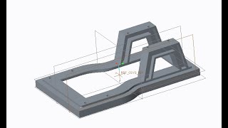 PTC - Creo Tutorial : Engine Blower Part Model - Base Frame model