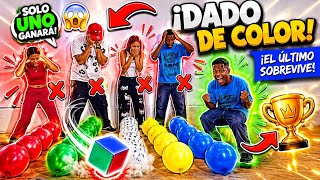 JUEGO SÚPER FUNNY DEL DADO DE COLOR🤩 EL COLOR QUE SALGA, EXPLOTA UN GLOBO A SUS CONTRINCANTES🙉 