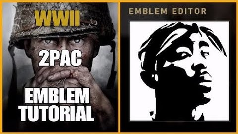 Call of Duty WW2 2Pac (Tupac Shakur) Emblem Tutorial