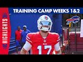 Buffalo Bills Training Camp Highlights! | Weeks 1&2
