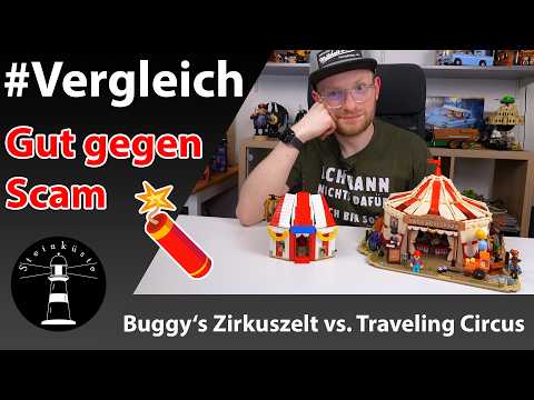 Thumbnail for So LÄCHERLICH ist LEGO® wirklich - Vergleich LEGO® 75637 Zirkuszelt und Lumibricks™ L9079 Zirkus