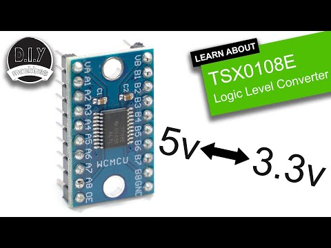 Logic Level Converters - Learn & Example Project - TXS0108E