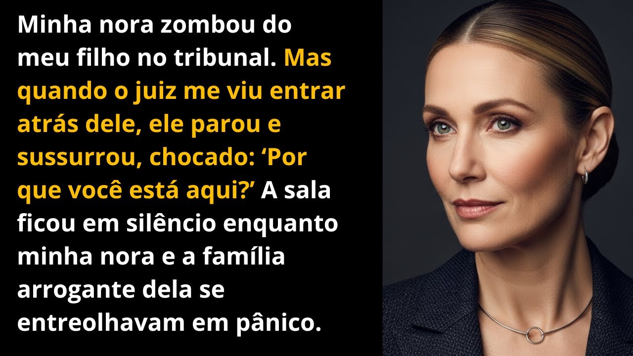 Quando entrei no tribunal, o juiz se chocou: 'Por que você está aqui?'