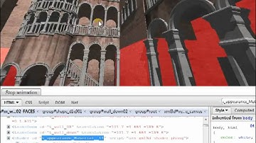 XML3D - Debugging and Editing of 3D scenes with Firebug