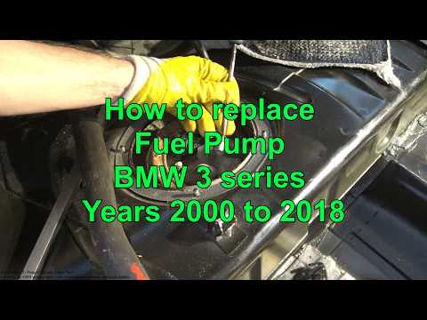 How to replace Fuel Pump. BMW 3 series E46, E90, E30. Years 2000 to 2018