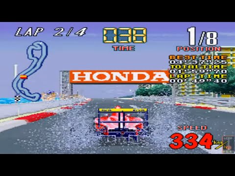 Grand Prix Star Jaleco Driving Games Hardware Monaco Course Red Car Full Race