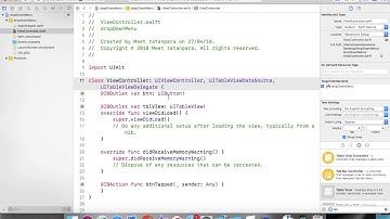 drop down menu in Xcode 9 with Swift for iOS 11