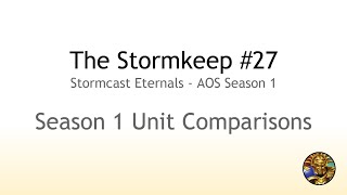 The Stormkeep #27 - Stormcast Unit Comparisons (AOS Season 1)