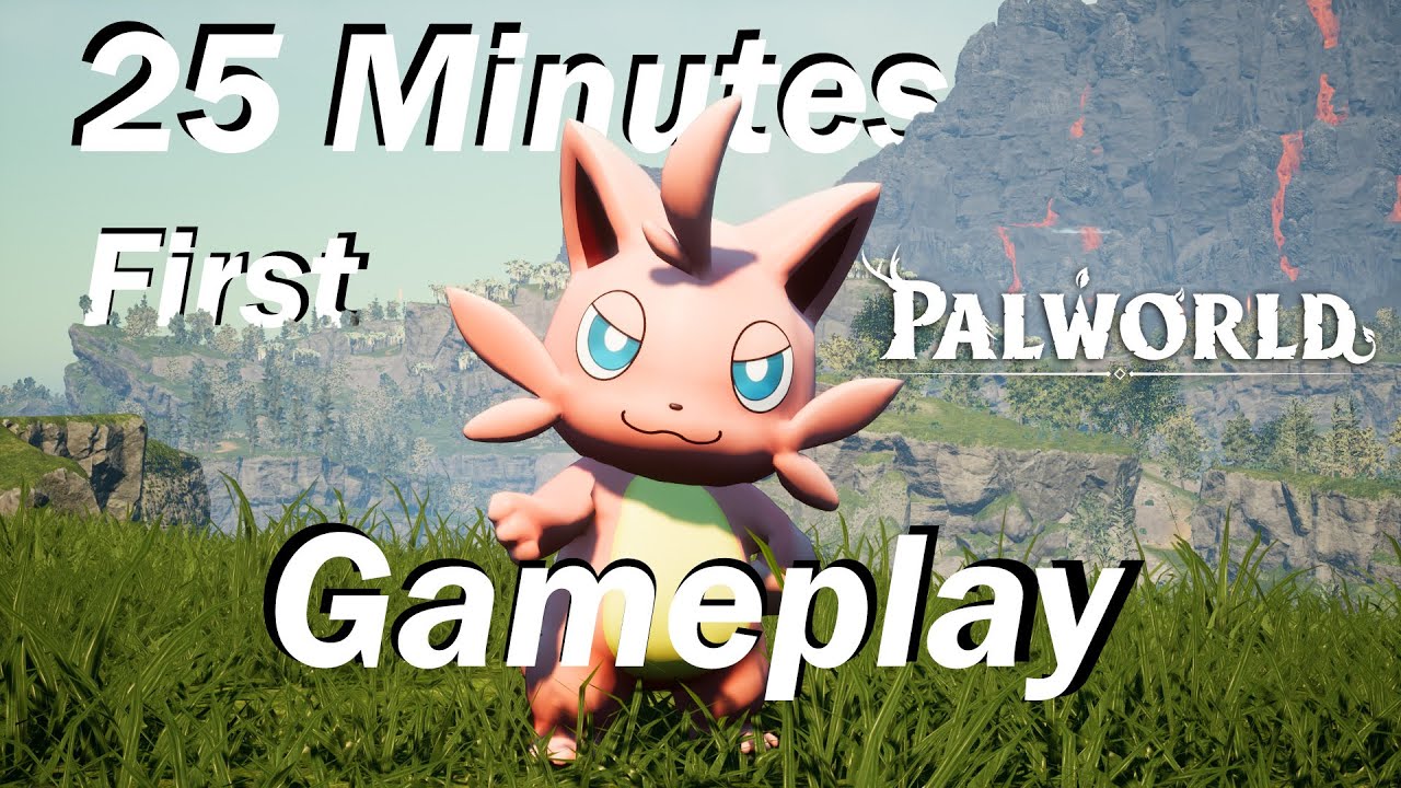 Palworld - First 25 Minutes Gameplay (Early Access) - PC - Unreal