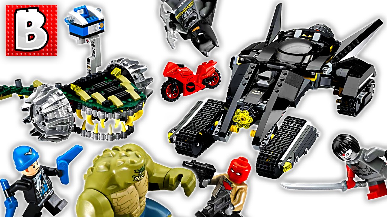 Lego DC Comics Superheroes Batman Killer Croc Sewer Smash Set 76055 | Unbox  Build Time Lapse Review - YouTube