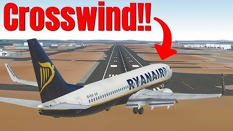 Landing in 100+ knots of crosswind on infinite flight!