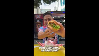 When In Malaysia - Exotic Rabbit Burger With Egg