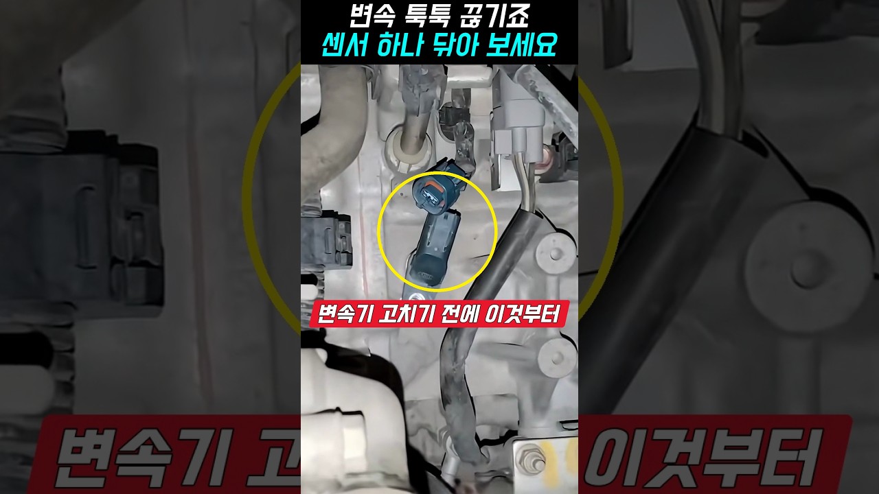 변속이 툭툭 끊기고 기어가 늦게 올라가죠, 변속기 고치기 전에 센서 하나 닦아 보세요
