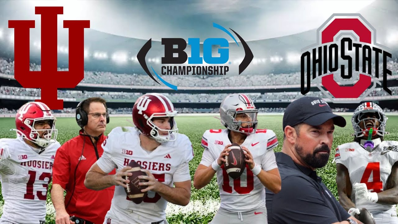 Indiana Hoosiers v Ohio State Buckeyes | BIG 10 Conference Championship ...