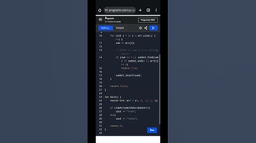 C++ Program to Check if Subarray with Zero Sum Exists | Subarray Sum = 0 using Hashing