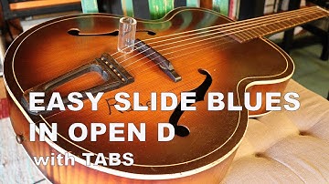 Easy Slide Blues in Open D (TABS + VIDEO LESSON available)