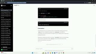 install python package with setup py