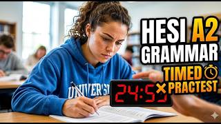 Grammar Practice Test for HESI A2 Timed