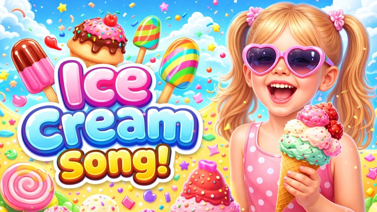 Песенка про мороженое для детей 🍨 | Веселая летняя обучающая песенка | Мечты о мороженом