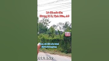 61# Cần bán gấp lô đất mặt tiền Hương lộ 11, Thị xã Tịnh Biên #nhadatangiang #0939300113