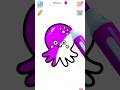 Octopus🐙 l Easy Drawing Game l Fun Drawing for Kids l Drawing 🎯🎮