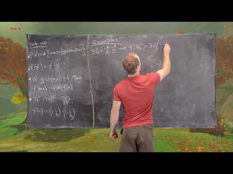 Number Theory | Euler's Totient Function Examples