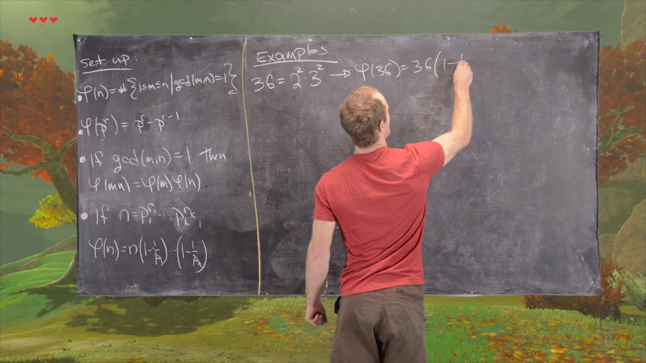 Number Theory | Euler's Totient Function Examples - YouTube