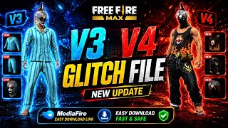 V3 V4 GLITCH FILE | NEW UPDATE | MediaFire Easy Download | Free Fire Th