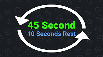 45 Second Interval Timer with 10 Seconds Rest