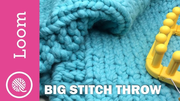 How To Easily Knit A Big Yarn Blanket – Mama In A Stitch