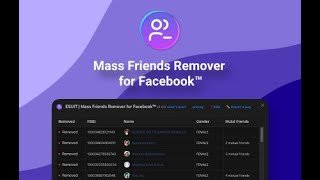 ESUIT | Mass Friends Remover for Facebook™ screenshot 1