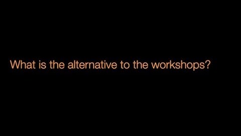 DsA Behind the Scenes: What is the alternative to the workshops?