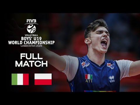 Italy Vs Poland Pool C Boys U19 World Champs 2025 Full Match