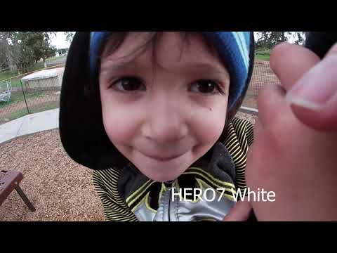 Quick Compare GoPro HERO5 Black vs HERO7 White video and stabilization