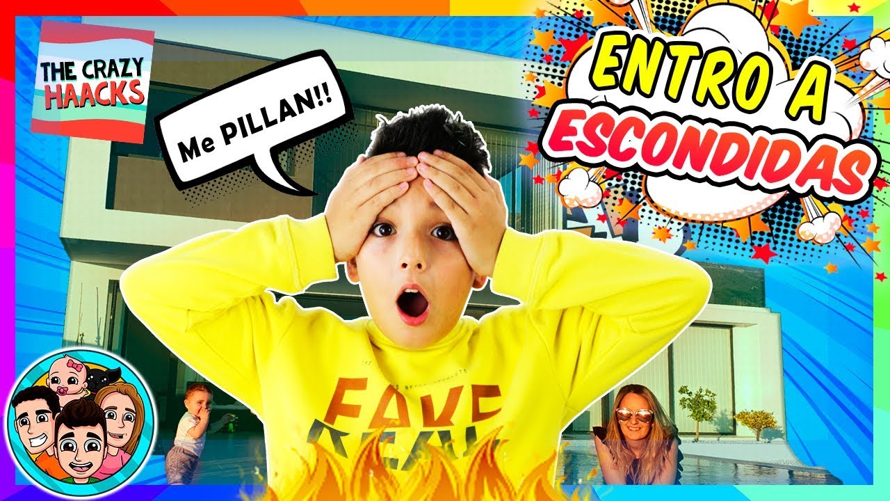 📛 Entro A ESCONDIDAS en La MANSIÓN de THE CRAZY HAACKS y pasa ESTO!! 😱📛